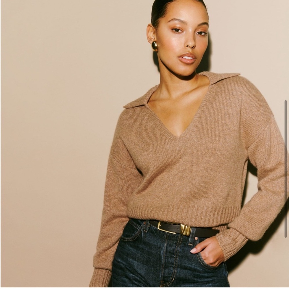 COPY - NWOT Reformation Beckie Cashmere sweater